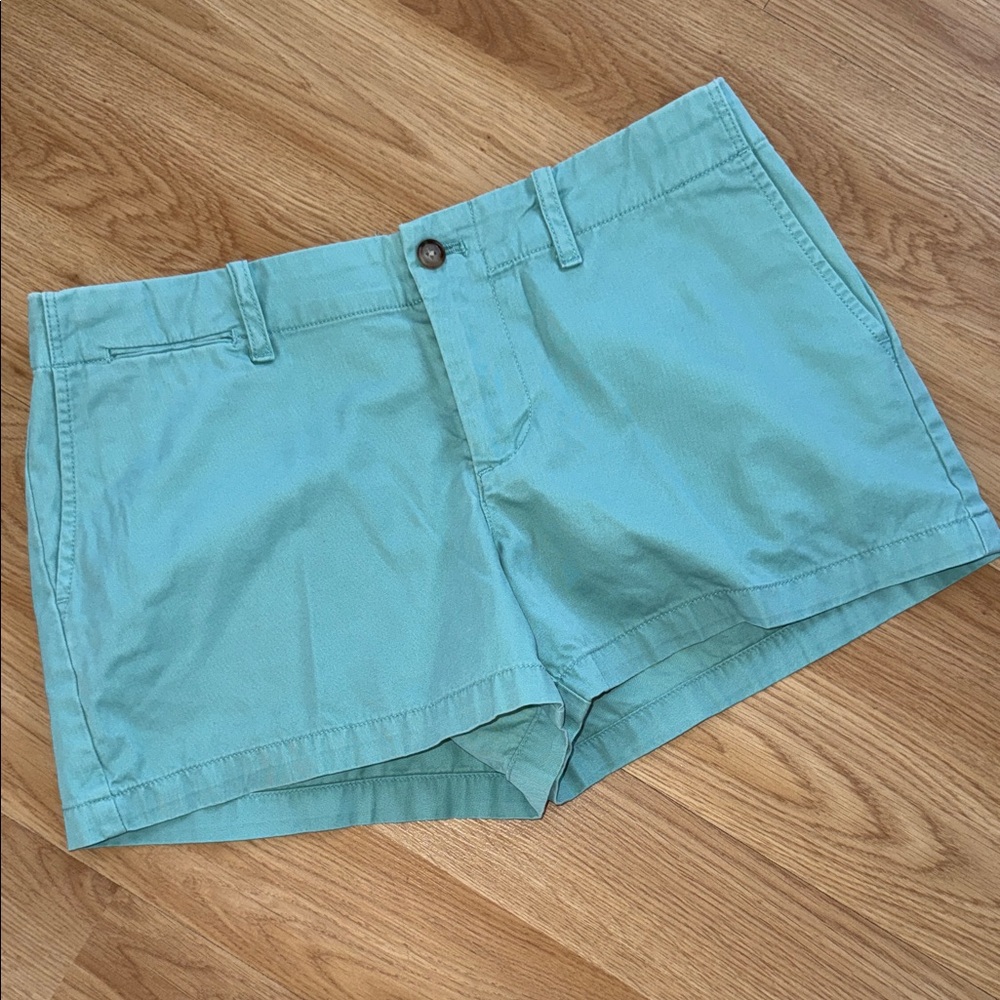 Polo Ralph Lauren Chino Shorts 3” Green Size 2 Preppy Classic Low Rise